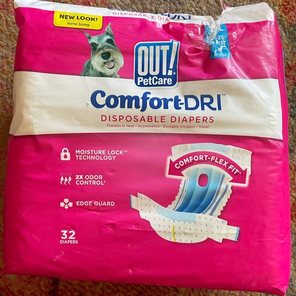 Dog Disposable Diapers, M/L